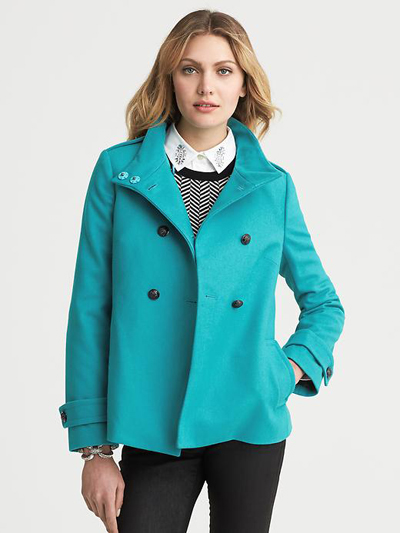 Turquoise Short Swing Coat | Everything Turquoise