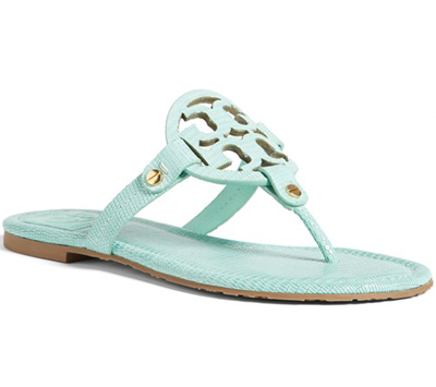 tory burch turquoise sandals