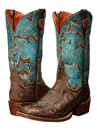 dan post turquoise boots