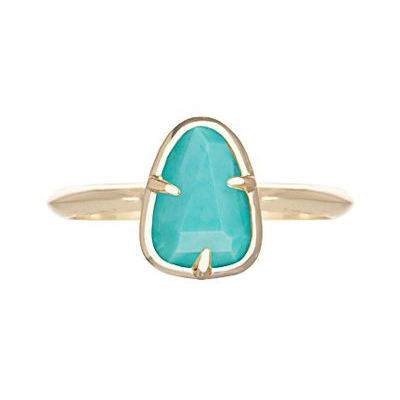 turquoise kendra haylee magnesite scott ring effortless mixing embrace dainty matching perfect style