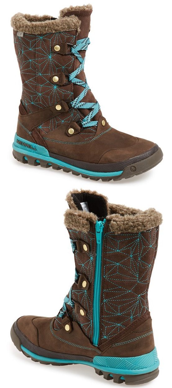 lace up waterproof boots women