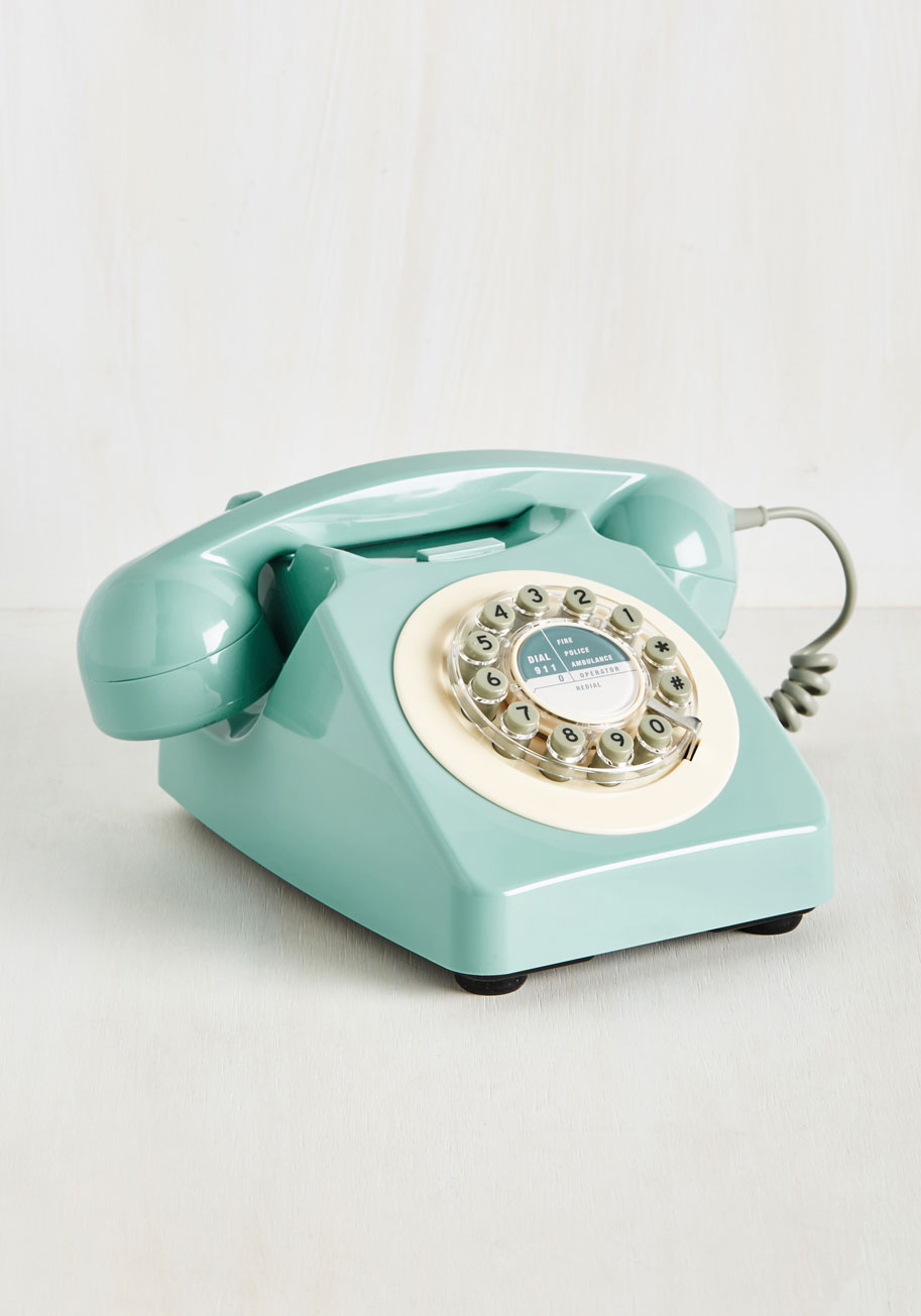 Aqua Blue VintageInspired Phone Everything Turquoise