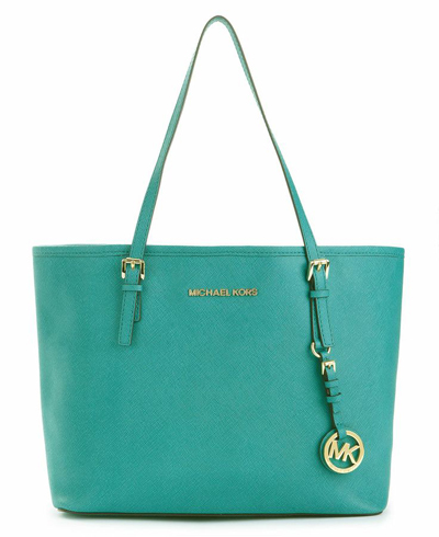 MICHAEL Michael Kors Jet Set Travel Small Tote | Everything Turquoise