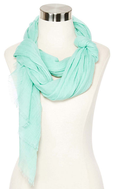 Crinkle Solid Scarf | Everything Turquoise